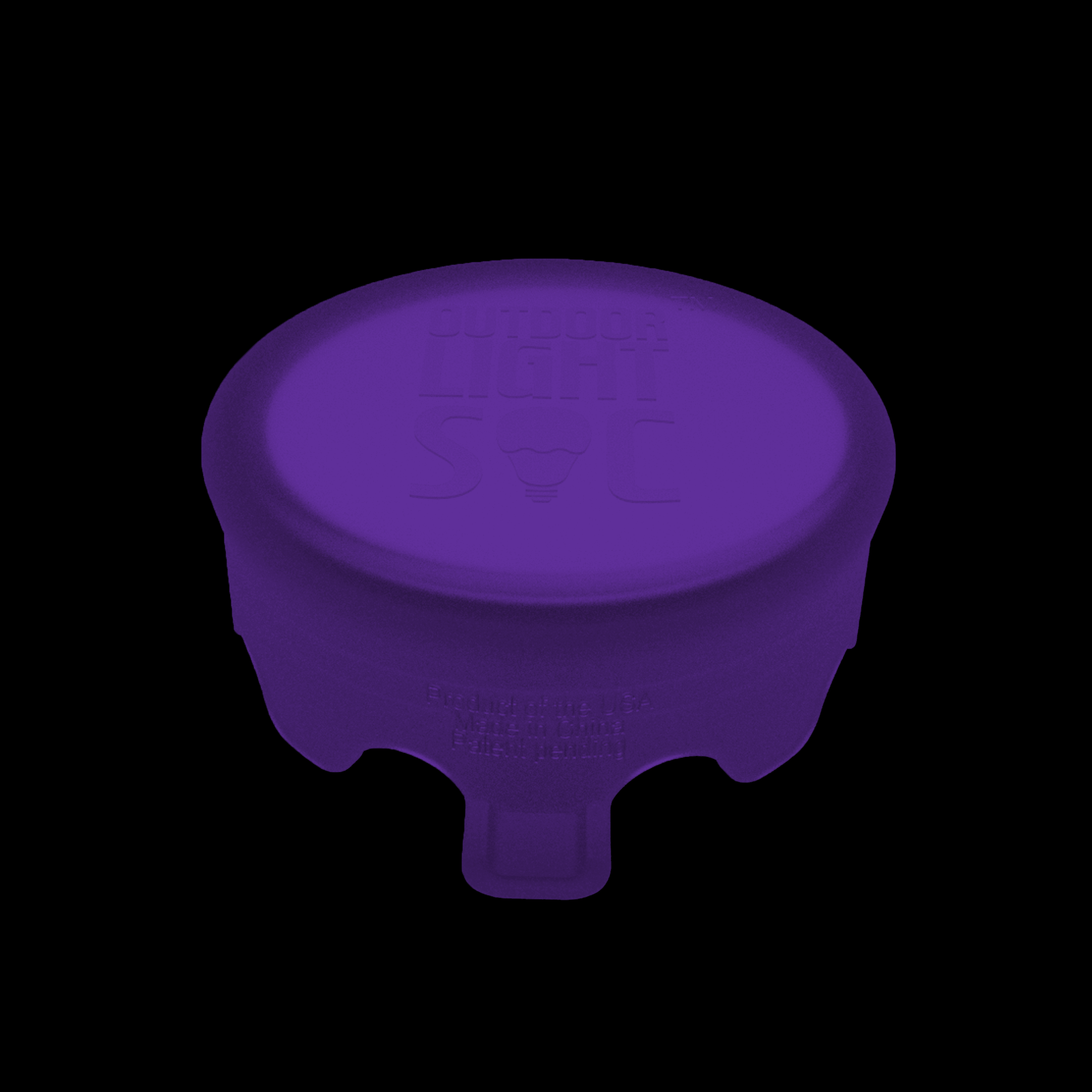 3-3.5" Purple Outdoor Light Soc (Pre-Order)