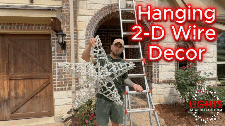 Hanging 2D Wire Decor
