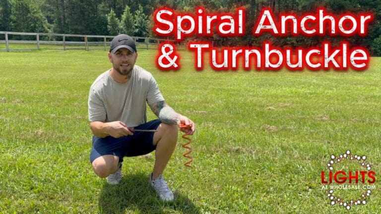 Spiral Anchor & Turnbuckle