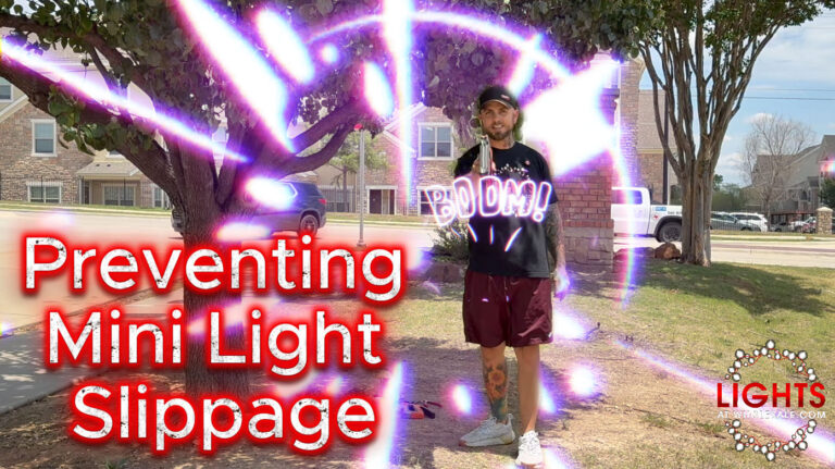 Preventing Mini Light Slippage